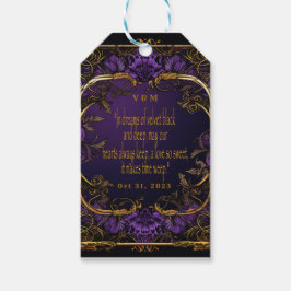 Elegante Mit Monogramm Liebe Zauber Gotische Hochz Geschenkanhänger