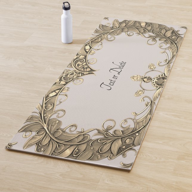 Elegante Modern Gold Decorative Yoga Mat Yogamatte (Beispiel)