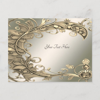 Elegante Modern Gold dekorative Karte