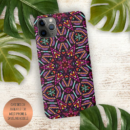 Elegante Moderne Abstrakte Bohemische Mandala iPhone 16 Pro Max Hülle
