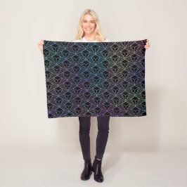 Elegante Moderne Abstrakte Farben Kunst, Dichtung Fleecedecke