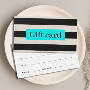 Elegante, moderne, beige, türkisfarbene Streifen