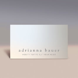 Elegante Moderne Berufliche, leuchtende Taupe Gray Visitenkarte