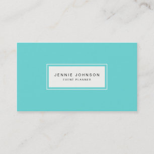 Elegante moderne Blue Business Card Visitenkarte