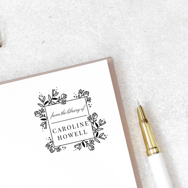 Elegante moderne Blume aus der Bibliothek Gummistempel (Von Creator hochgeladen)