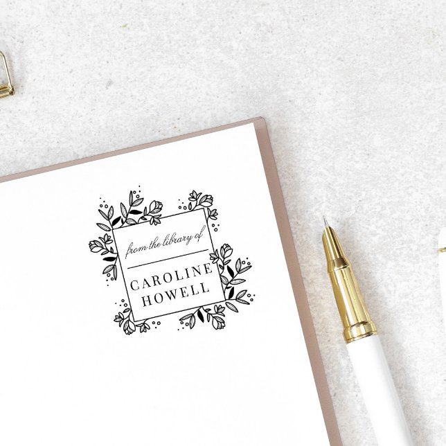 Elegante moderne Blume aus der Bibliothek Permastempel (Von Creator hochgeladen)