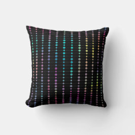 Elegante moderne farbenfrohe Perlen Kreise Dots Mu Kissen