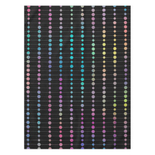 Elegante moderne farbenfrohe Perlen Kreise Dots Mu Tischdecke