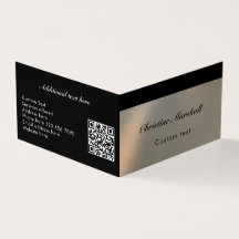 Elegante moderne gefälschte gebürstete Metall-QR-C