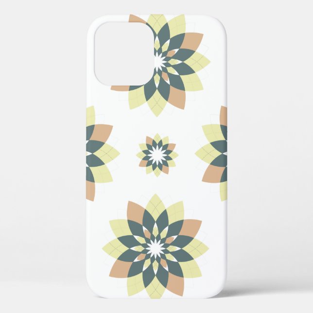 Elegante moderne geometrische Sternenbursts Case-Mate iPhone Hülle (Rückseite)