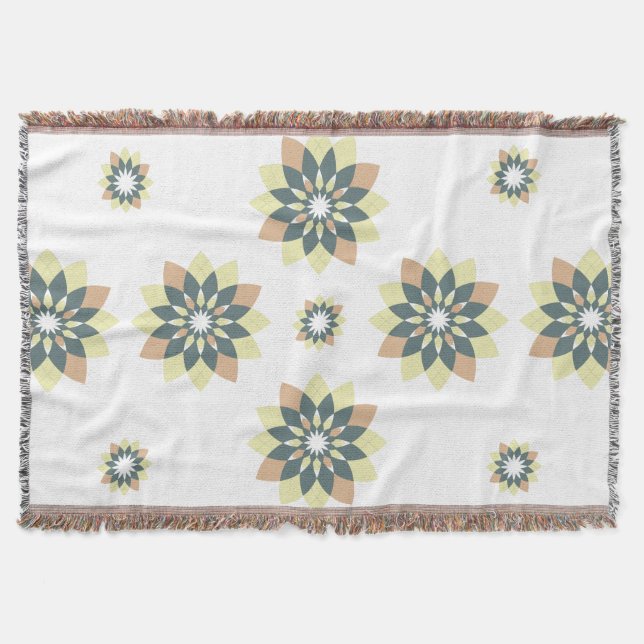 Elegante moderne geometrische Sternenbursts Decke (Vorderseite)