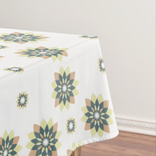 Elegante moderne geometrische Sternenbursts Tischdecke