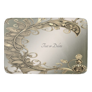 Elegante Moderne Gold Dekorative Badematte
