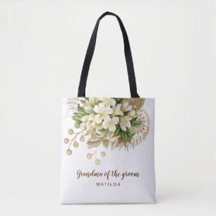 Elegante moderne goldblütige Oma des Bräutigams Tasche