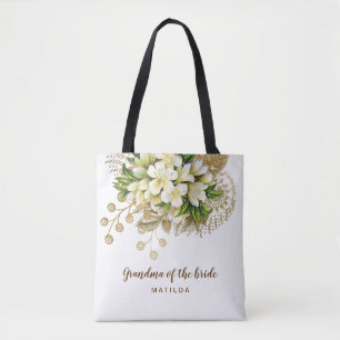 Elegante moderne goldene Blumen Großmutter der Bra Tasche