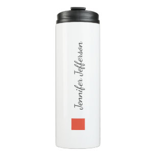 Elegante moderne Handschrift Schlicht Beruflich Thermosbecher