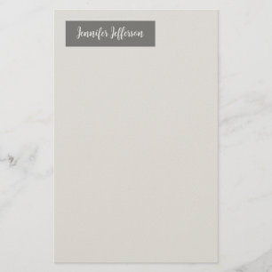 Elegante moderne Handschrift schlicht professionel Briefpapier