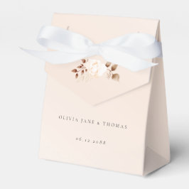 Elegante Moderne Herbstblütengrün Blumenzehen Geschenkschachtel