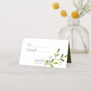 Elegante moderne Hochzeit. Platzieren Sie den Besi Platzkarte
