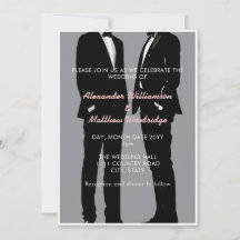 Elegante moderne Homosexuelle Hochzeit