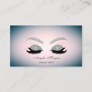 Elegante Moderne Imitate mit Beruflichem Glitzer L Visitenkarte