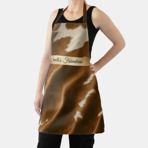 Elegante moderne Kuh Imitate Leather Collection Schürze