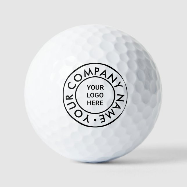 Elegante moderne Logo-Markenbezeichnungen für Unte Golfball (Vorderseite)