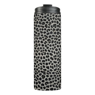 Elegante, moderne Luxus-Kollektion Weißer Leopard Thermosbecher