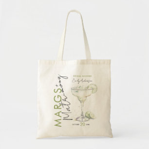 Elegante moderne Margs und Matrimony Brautparty Tragetasche