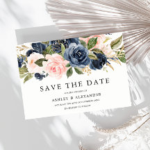 Elegante Moderne Marine & Blush Hochzeiten