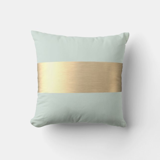 Elegante Moderne Minimalistisch Ihren Namen Kissen (Vorderseite)