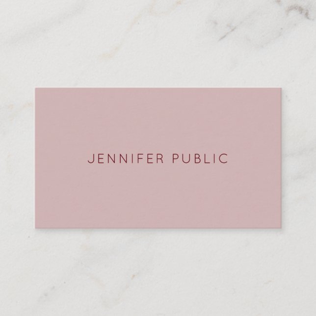 Elegante moderne Minimalistisch Template Trend Far Visitenkarte (Vorderseite)