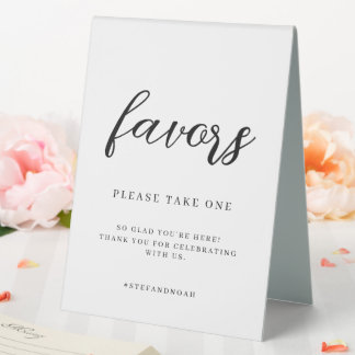 Elegante Moderne Minimalistische Gastgeschenke Hoc Tischaufsteller