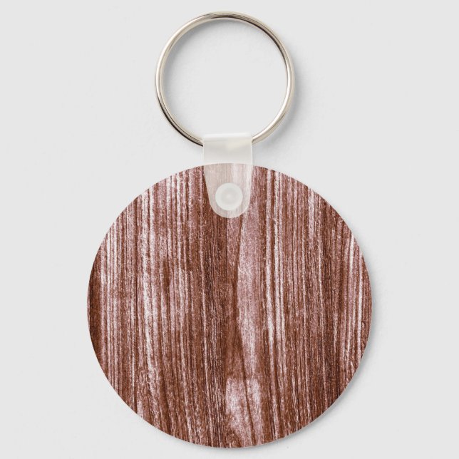Elegante Moderne Minimalistische Rose Braun Schlüsselanhänger (Vorderseite)