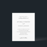 Elegante moderne neutrale Hochzeits-Einladung<br><div class="desc">Dieses Design ist Teil einer zeitlosen Hochzeitseinladungs-Kollektion mit zarter Typografie und einem sauberen, minimalistischen Layout. Seine neutrale, moderne Ästhetik verleiht ihm ein verfeinertes und anspruchsvolles Gefühl, wodurch es sich sowohl mit sanften als auch mit kräftigen Farbpaletten für Hochzeiten schön kombinieren lässt.</div>