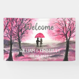 Elegante Moderne, pastellrosa, florale rustikale H Banner