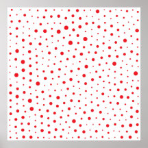 Elegante moderne Polka-Dots - Rot- BG anpassen