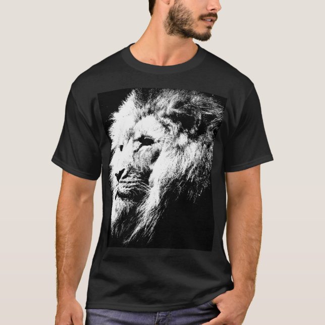 Elegante Moderne Pop Kunst, Dichtung und Musik T-Shirt (Vorderseite)