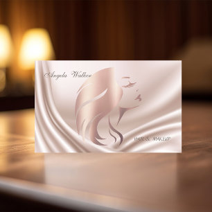 Elegante moderne Professionalität, Silhouette Visitenkarte
