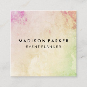 Elegante Moderne Quadratische Visitenkarte