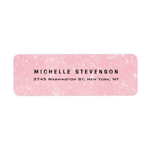Elegante Moderne rosa Feminine Minimalistisch Pers (Vorne)
