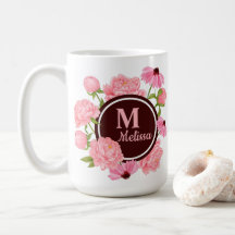 Elegante Moderne rosa Peony