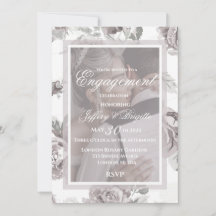 Elegante moderne, rosafarbene Rosenblüte Verlobung