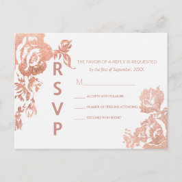 Elegante Moderne Rose Gold Florenz UAWG Postkarten