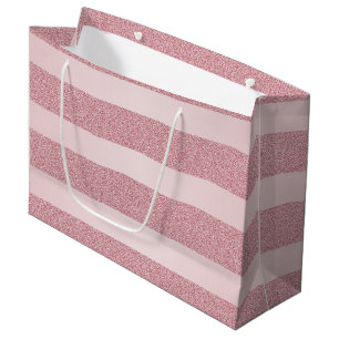 Elegante Moderne Rose Gold Glitzer Glamour Vorlage Große Geschenktüte