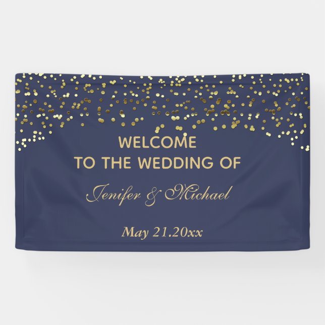 Elegante moderne schicke Marinebrille Banner (Horizontal)