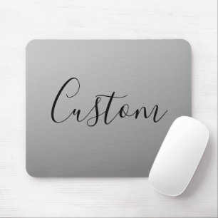 Elegante moderne Schrift editierbarer schwarzer Te Mousepad