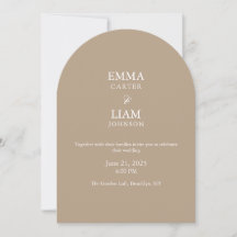 Elegante moderne Schrift klassische Hochzeitseinla