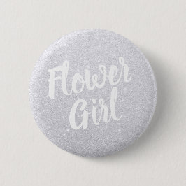 Elegante moderne silberne button