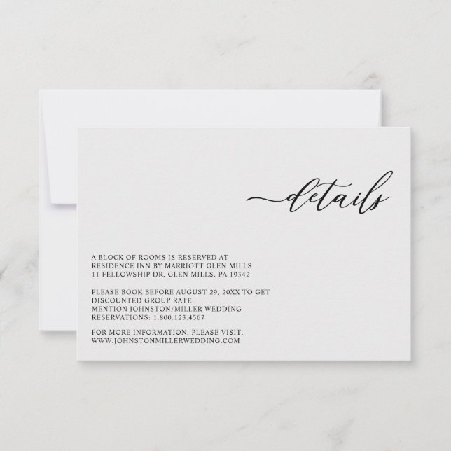 Elegante, moderne Silver Gray Wedding Card Einladung (Vorderseite)